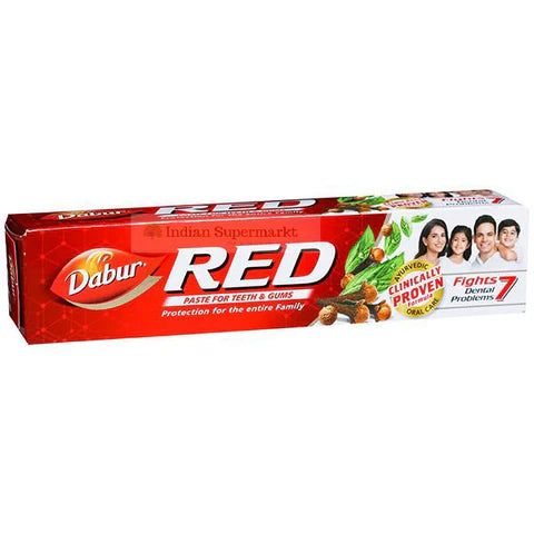 Dabur Red Toothpaste 100 g – Buy Online Ayurvedic Toothpaste for Strong Teeth and Healthy Gums