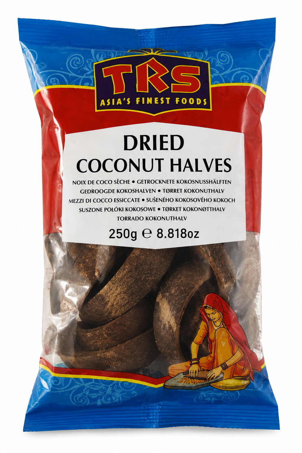 TRS Dried Coconut Halves 250g