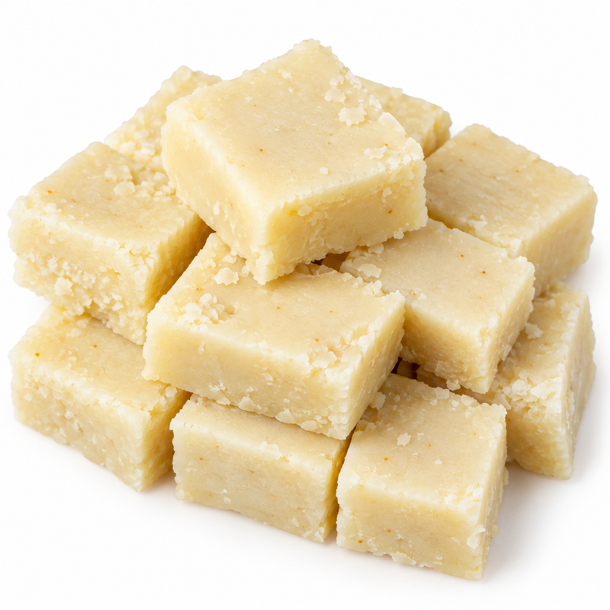 Fresh Barfi (with slivered Almonds) ~400g