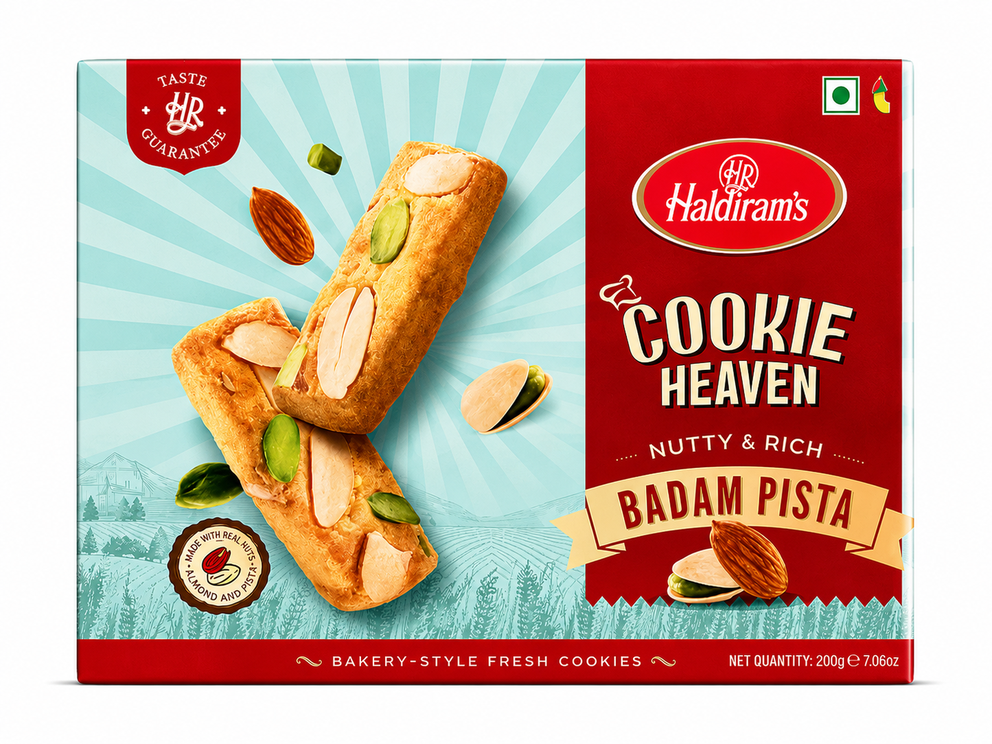Haldiram’s Cookie Heaven Almond Pistacchio 200g