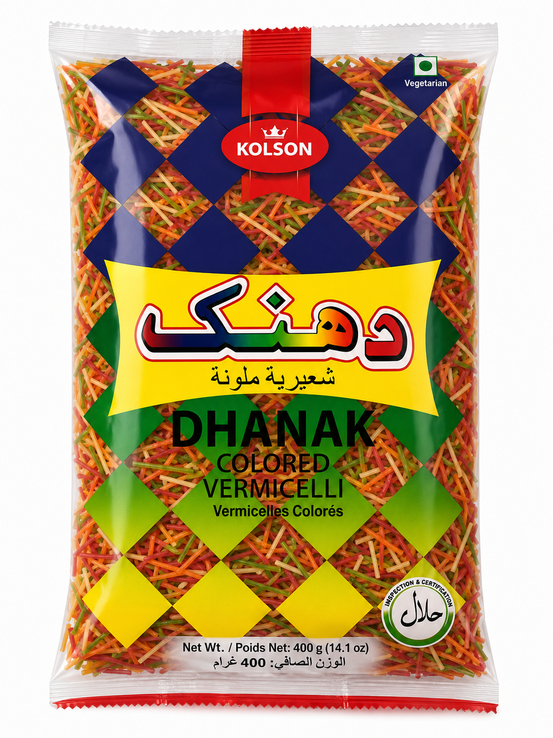Kolson Dhanak Colored Vermicelli 400g