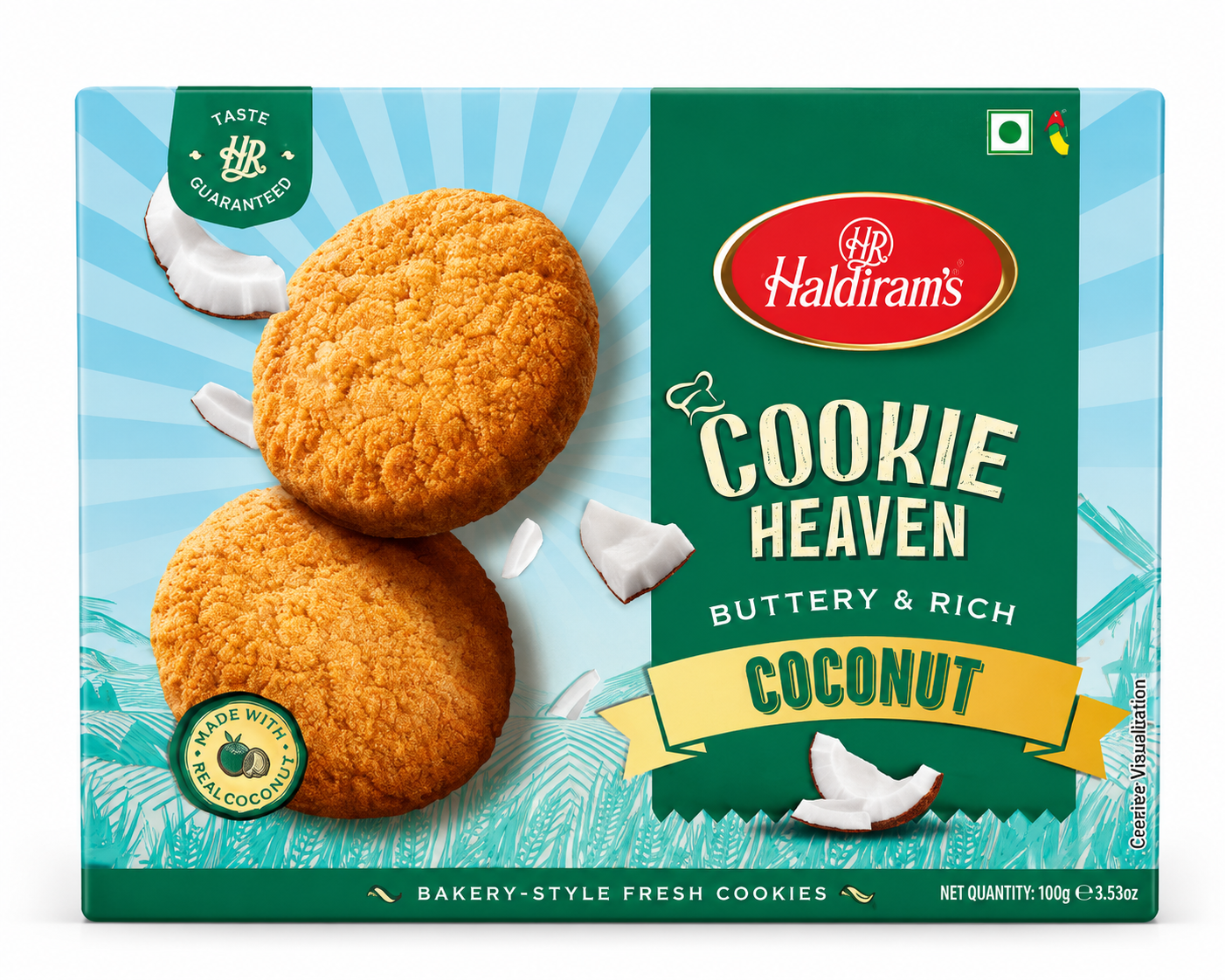 Haldirams Cookie Heaven Coconut 180g