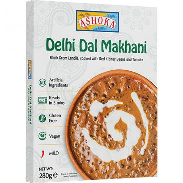 Ashoka Delhi Dal Makhani Ready-to-Eat 280 g – Buy Online Authentic Indian Black Lentil Curry Meal