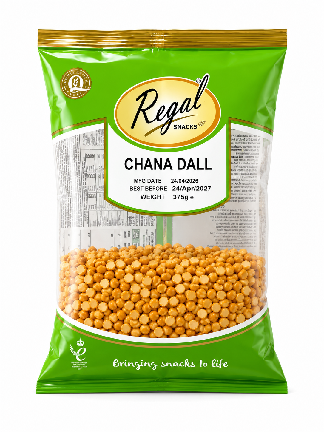Regal Snacks Chana Dall 375g