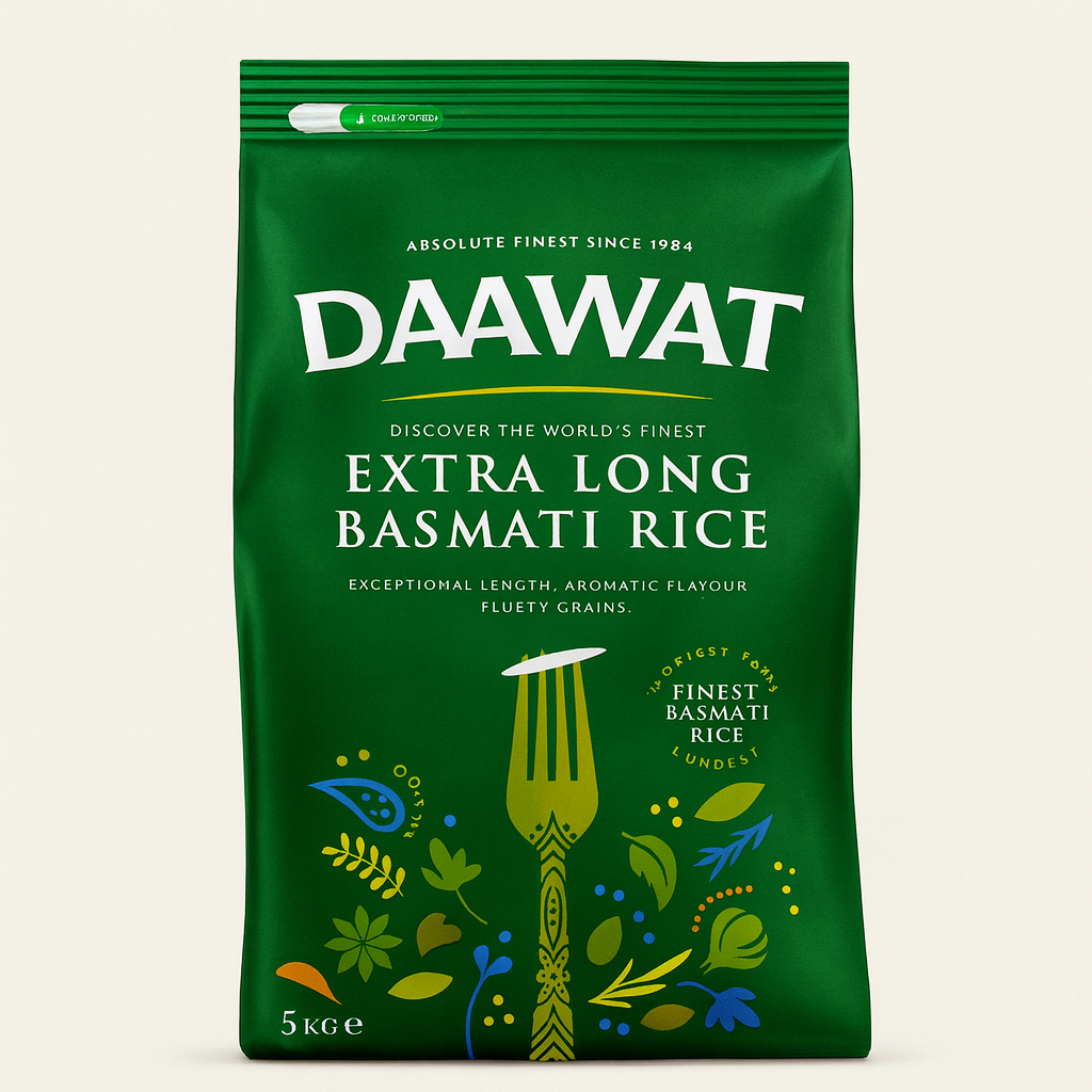 Daawat Basmati Rice 5kg – Premium Long-Grain Rice | Buy in Germany & Netherlands