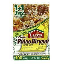 Laziza - 100g Dehli Pulao Biryani with Ginger & Garlic