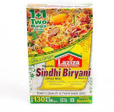 Laziza - 100g Sindhi Biryani with Ginger & Garlic