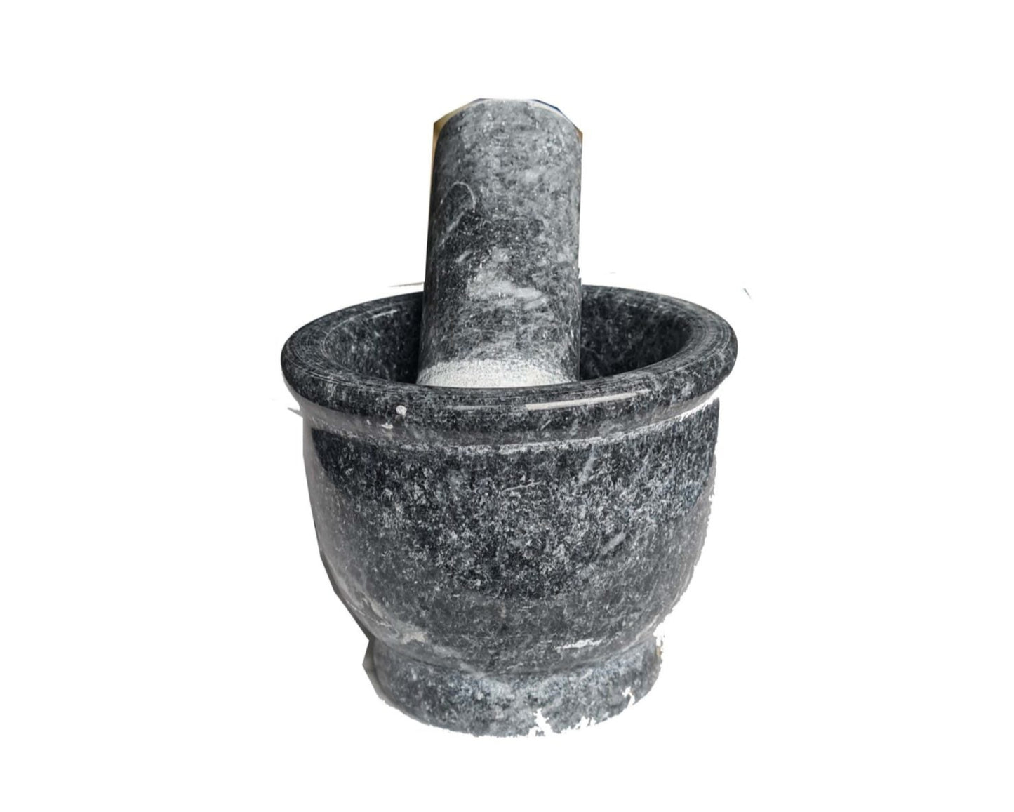 Marble Mortar & Pestle (Dhori) – Heavy-Duty Stone Grinder for Herbs & Spices