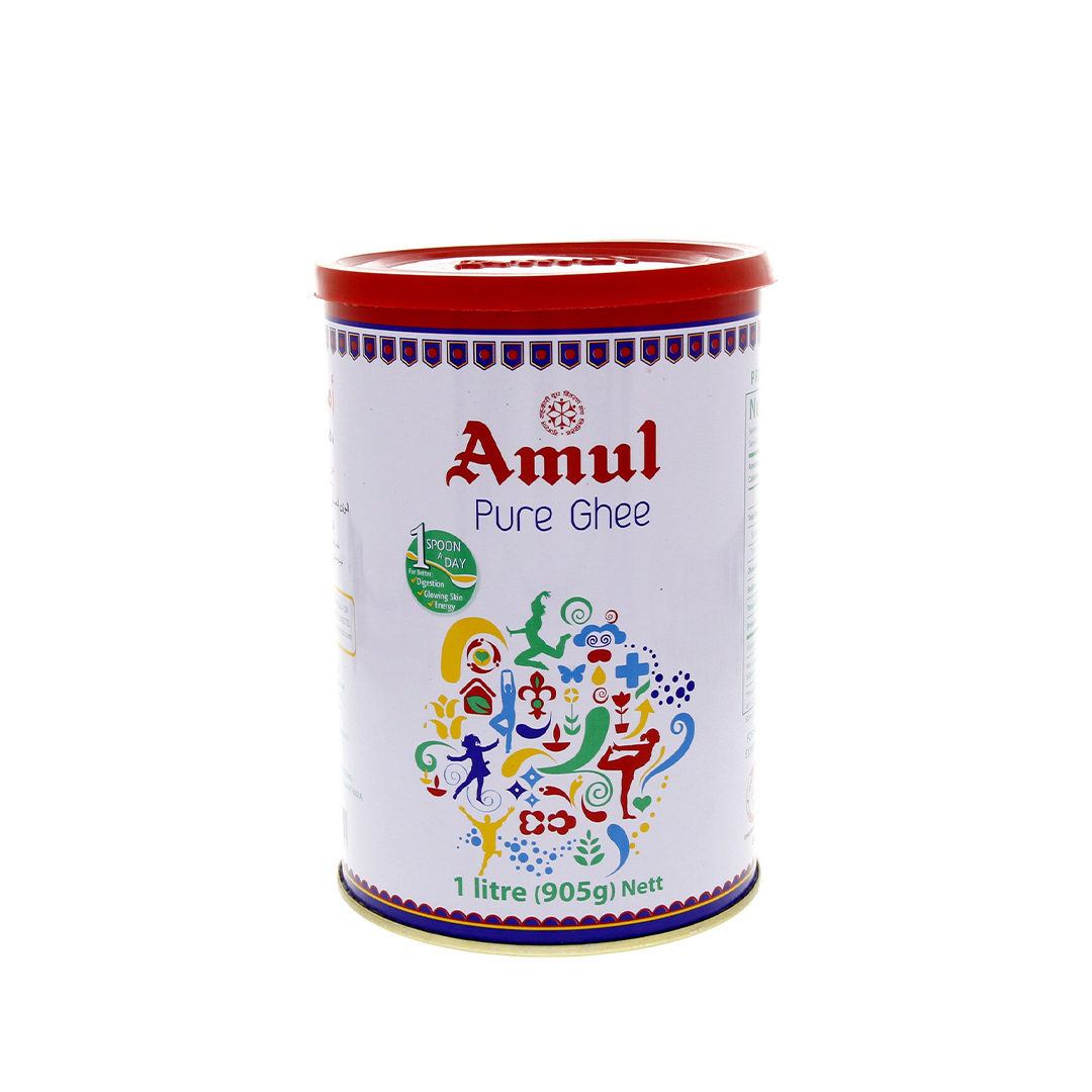 Amul Pure Ghee 905 g – Buy Online Authentic Indian Clarified Butter for Cooking, Sweets and Ayurveda