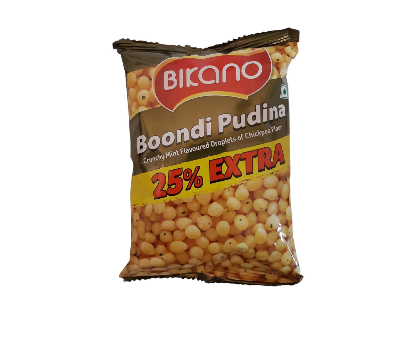 Bikano Boondi Pudina 125 g – Buy Online Crispy Indian Snack with Mint Flavor for Raita and Chaats