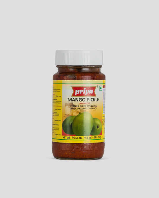 Priya Mango Pickle 300g – Classic South Indian Aam Ka Achar