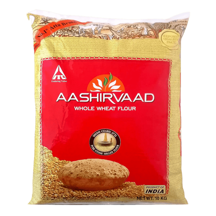 Aashirvaad Atta 10kg Whole Wheat Flour