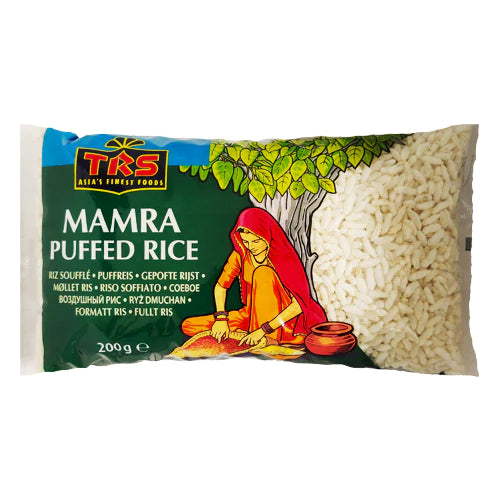 TRS Mamra Puffed Rice 200 g – Buy Online Indian Murmura for Snacks, Bhel Puri and Light Cooking