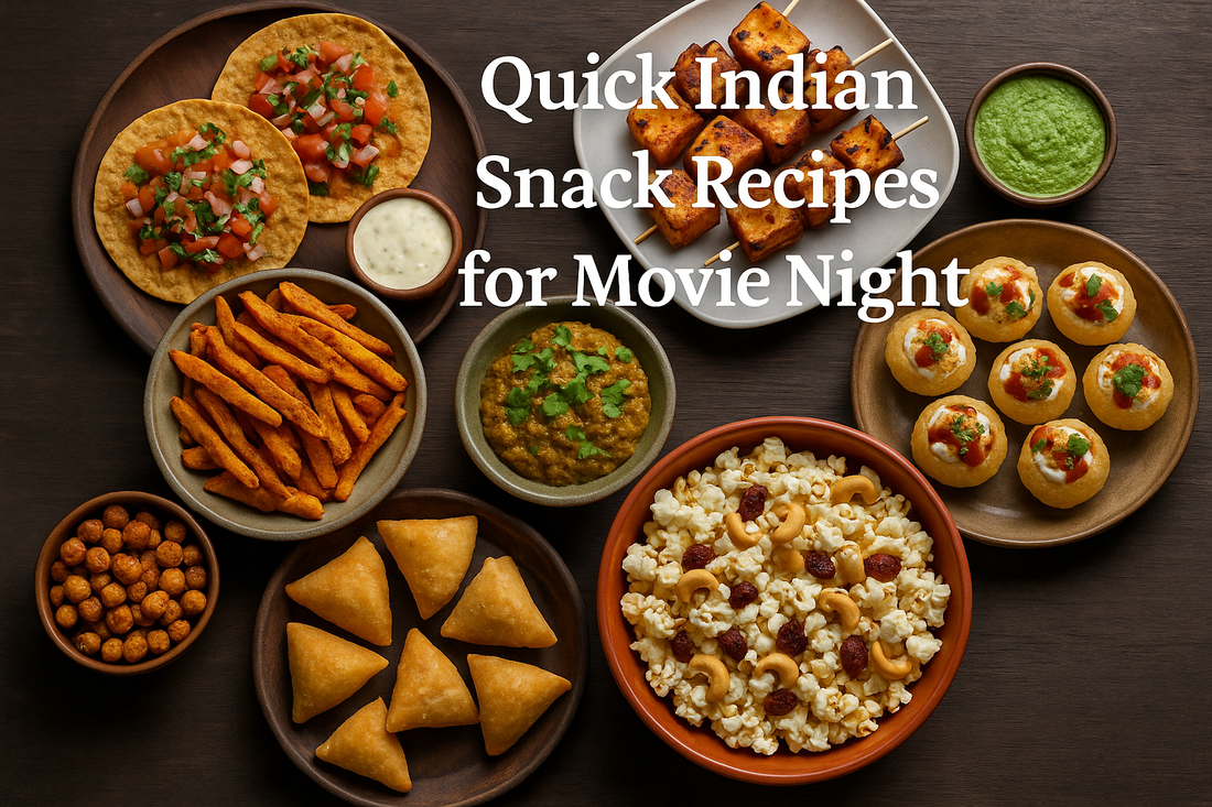 7 Quick Indian Snack Recipes for Your Movie Night