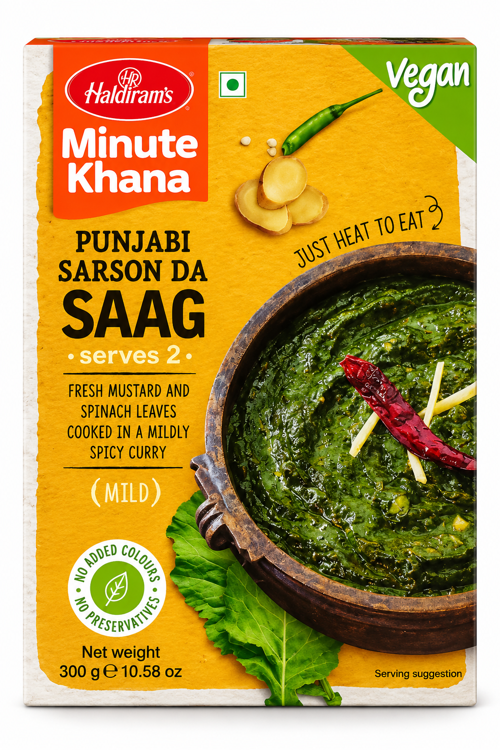 Haldiram‘s Minute Khana Punjabi Sarson Da Saag 300g