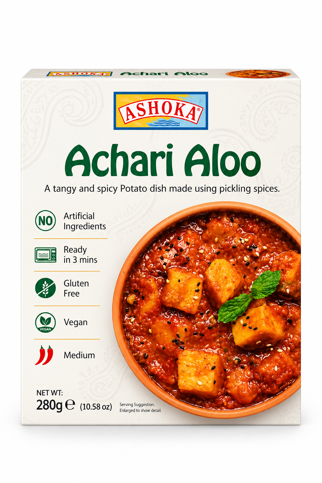 Ashoka Ready-to-Eat Achari Aloo 280g