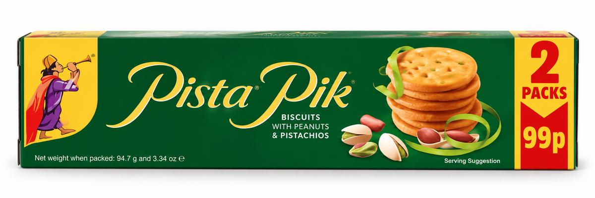 Pista Pik Biscuits with Peanuts & Pistachios 118g