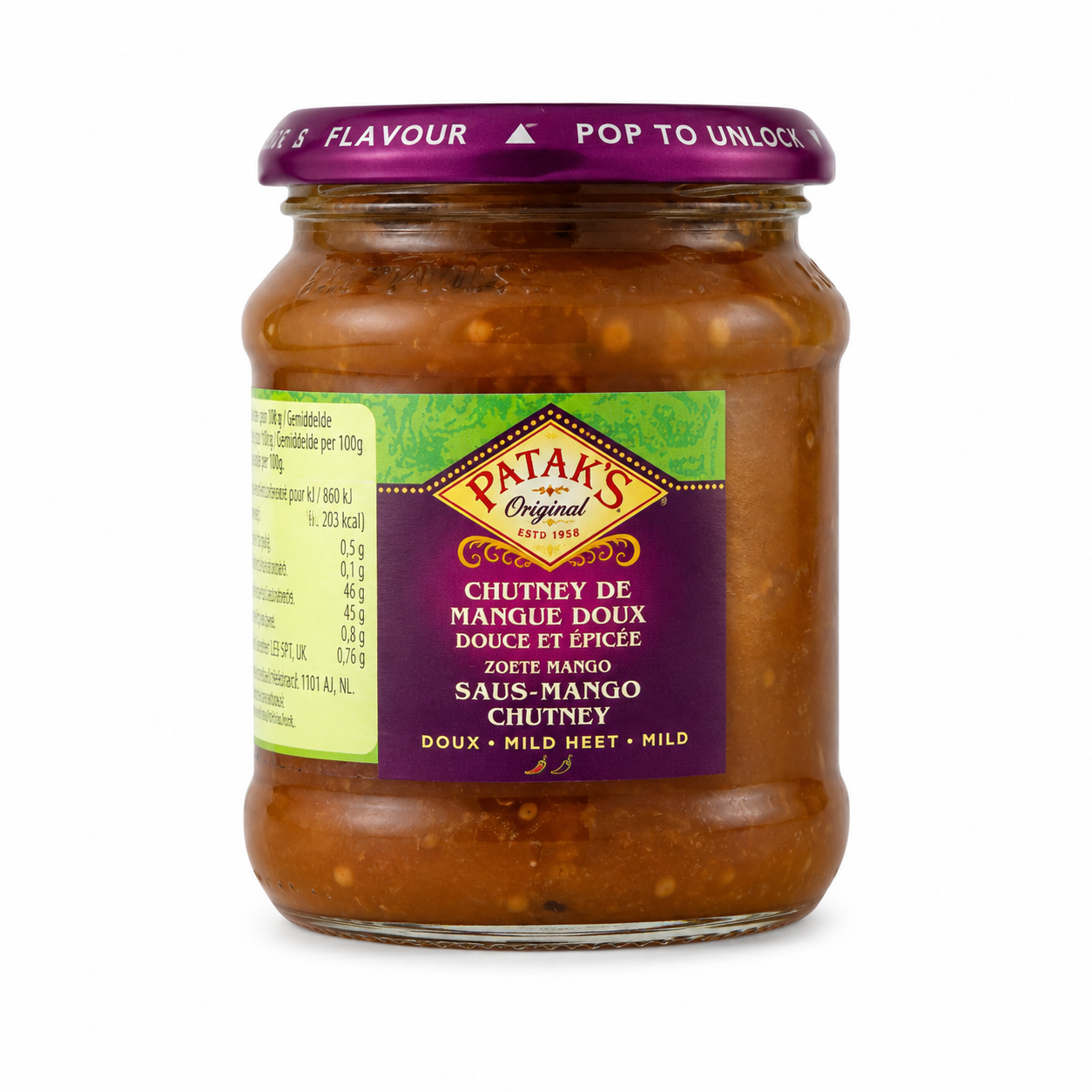 Patak‘s Sweet Mango Chutney 340g