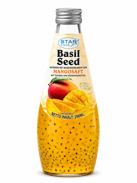 Star Fresh Basil Seed with Mango Juice 290ml