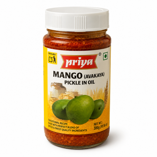 Priya Mango Pickle 300g – Classic South Indian Aam Ka Achar