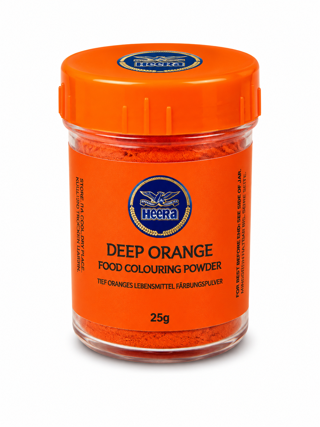 Heera Deep Orange Food Colouring Powder 25g