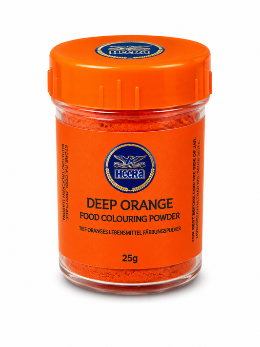 Heera Deep Orange Food Colouring Powder 25g