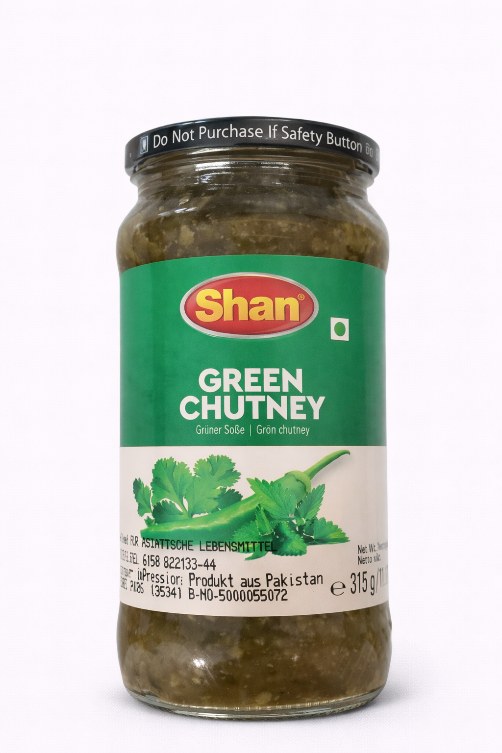Shan - Green (Chili) Chutney 315g