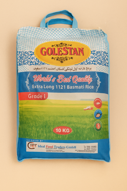 Golestan - 10kg Extra Long 1121 Basmati Rice