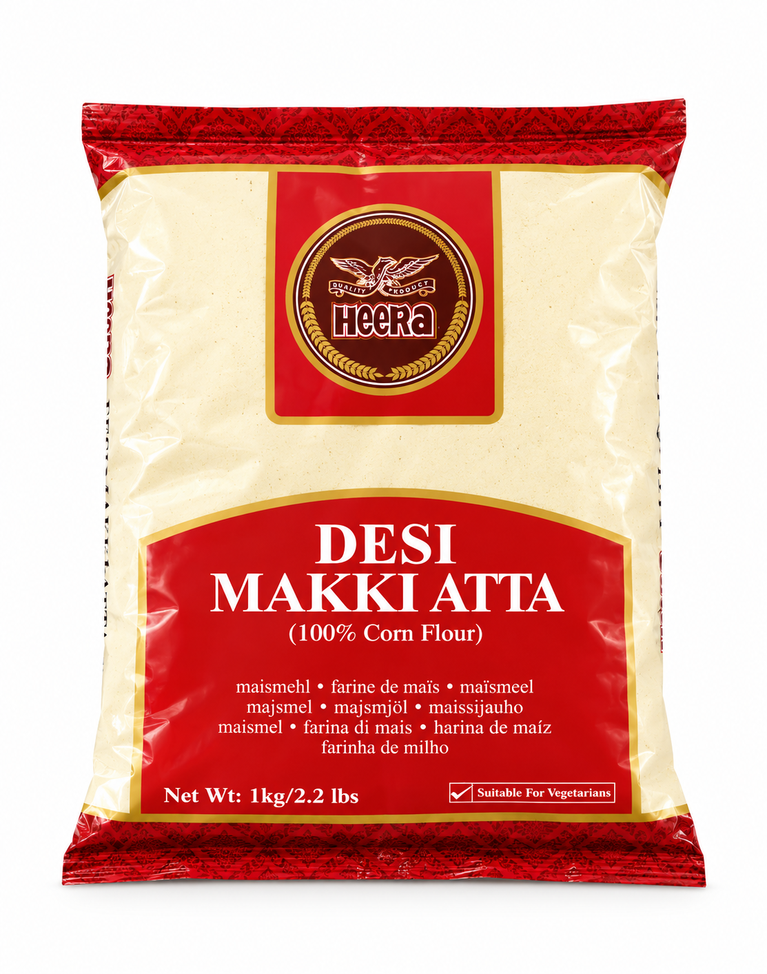 Heera Desi Makki Atta (100% Corn Flour) 1kg