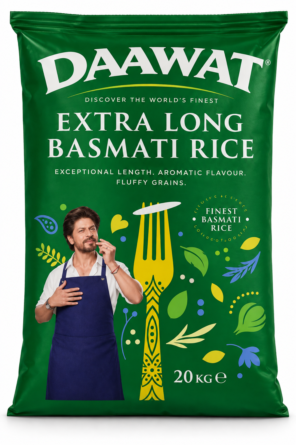 Daawat Extra Long Basmati Rice 20kg – Perfect for Biryani