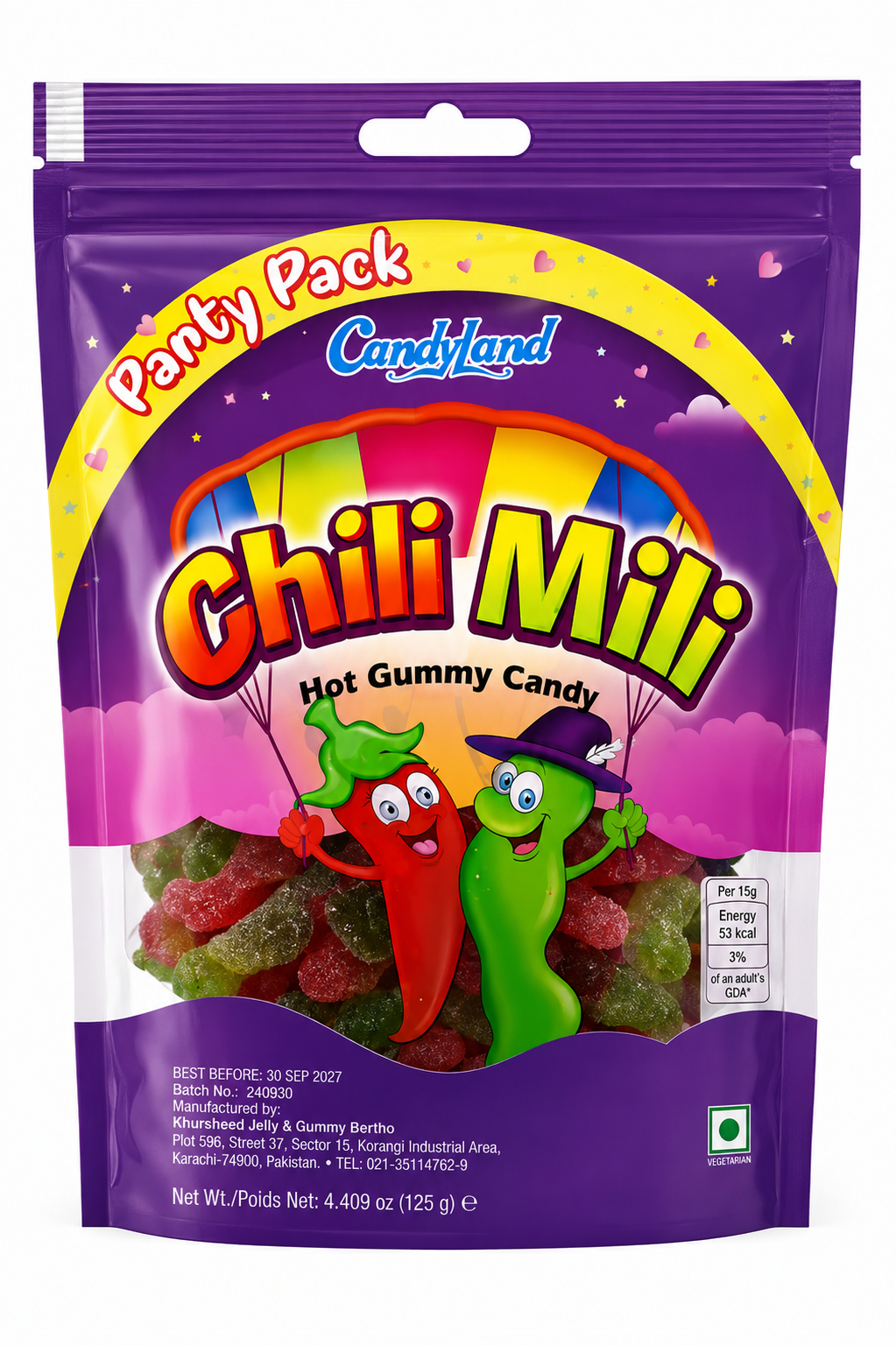 Candyland Chili Mili 125g