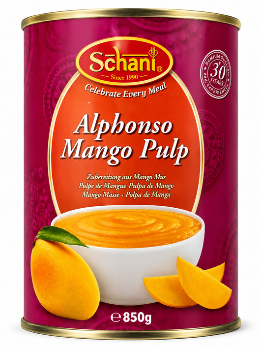 Schani Alphonso Mango Pulp 850g