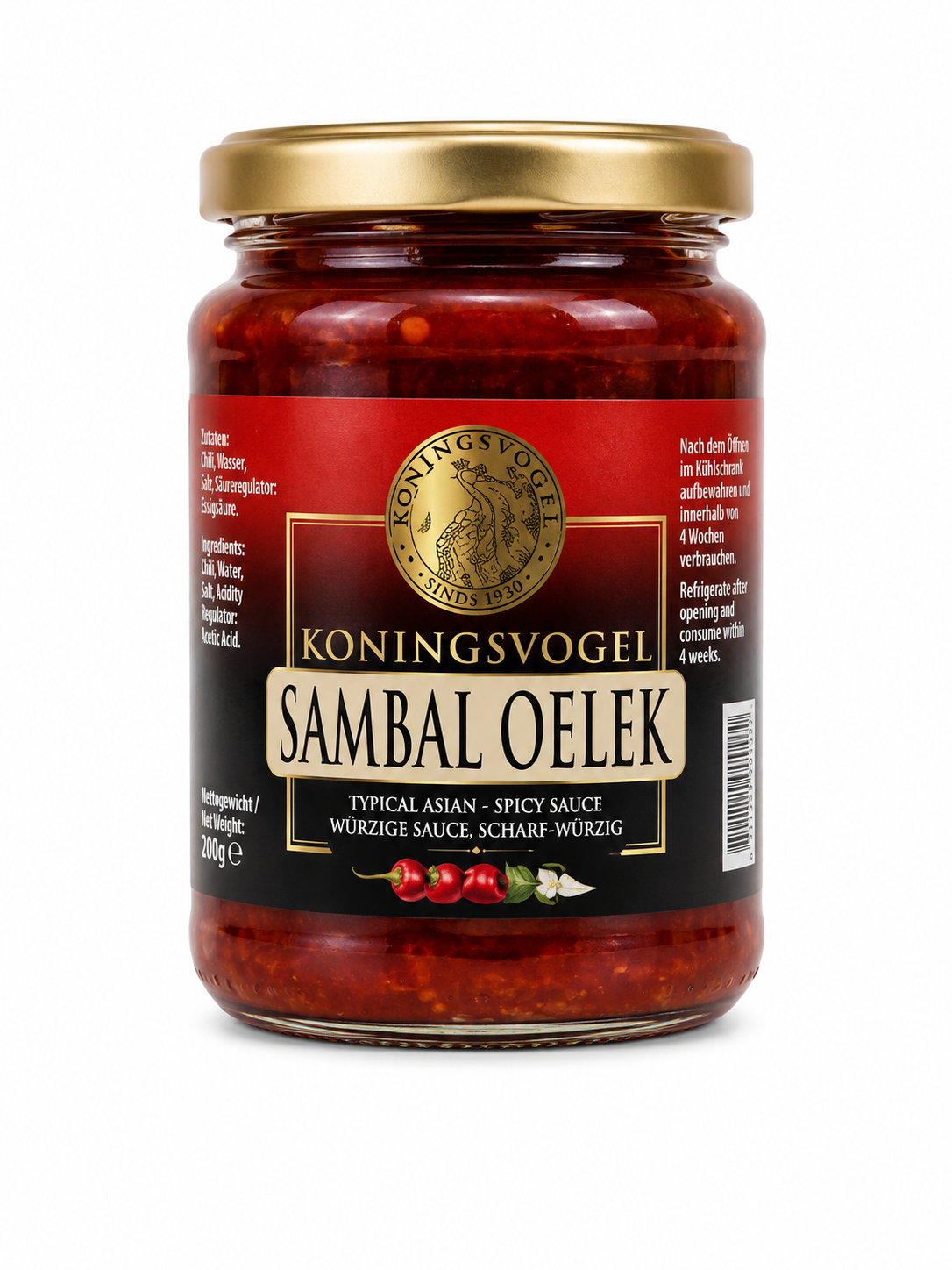 Koningsvogel Sambal Oelek