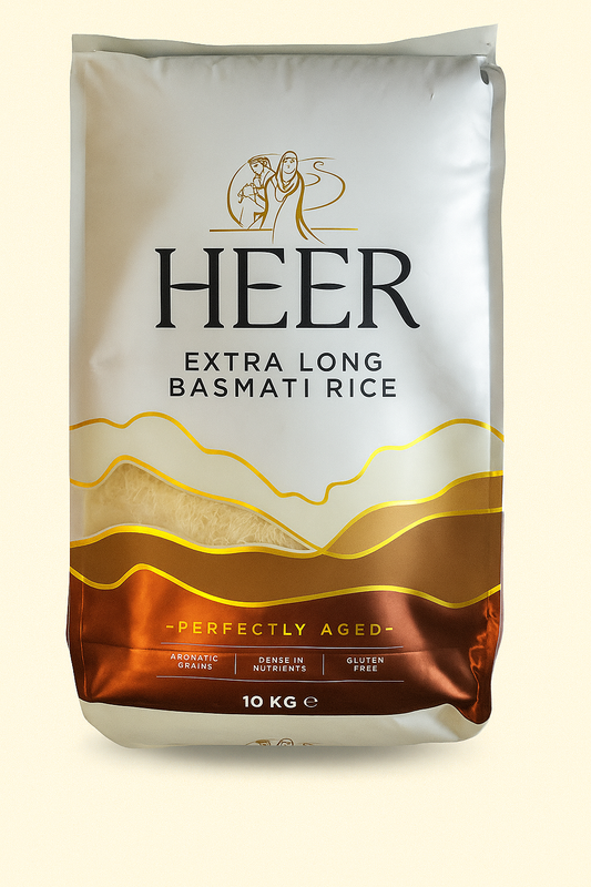 Heer Basmati Rice 10kg – Premium Long Grain Rice Bulk Pack