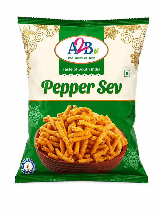 A2B Pepper Sev Indian Snack 200g
