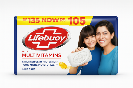 Lifebuoy Germ Protection Soap with Multivitamins – Buy Online Antibacterial Soap for Healthy Skin and Daily Hygiene