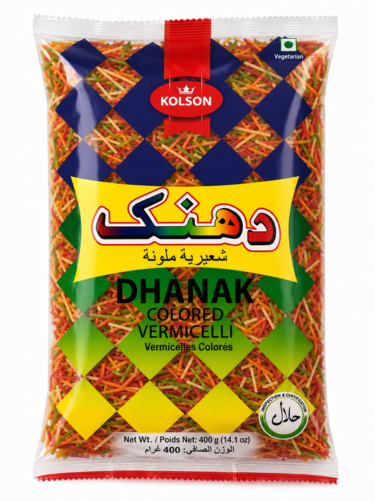 Kolson Dhanak Colored Vermicelli 400g