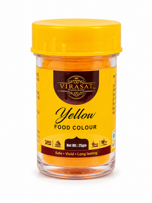 Virasat Yellow Food Colour 25g