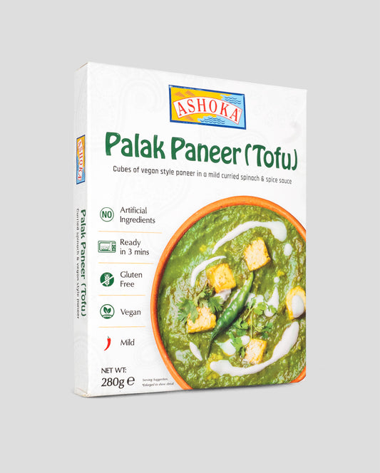 Ashoka Palak Paneer (Tofu) Ready-to-Eat 280 g – Buy Online Authentic Indian Spinach Curry Meal