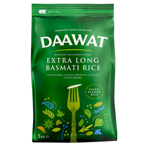 Daawat Basmati Rice 5kg – Premium Long-Grain Rice | Buy in Germany & Netherlands