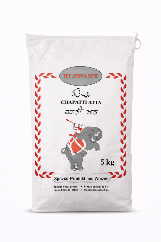 Elefant Chapatti Atta – 5kg | Traditional Indian Roti Flour