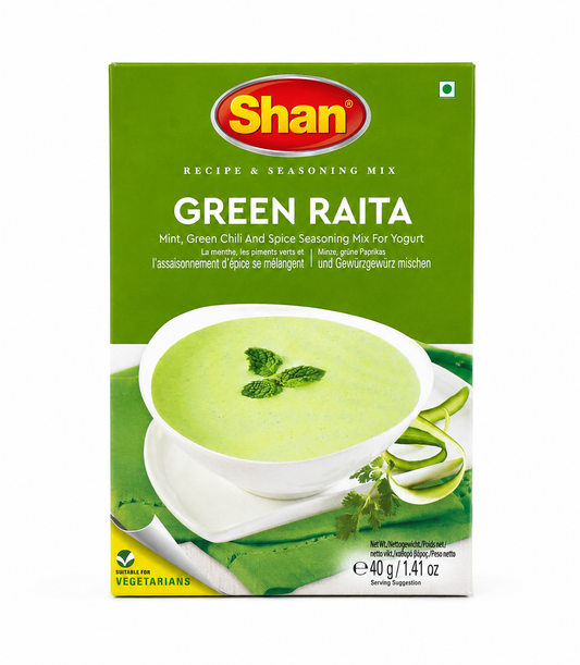 Shan Green Raita Seasoning Mix 40g