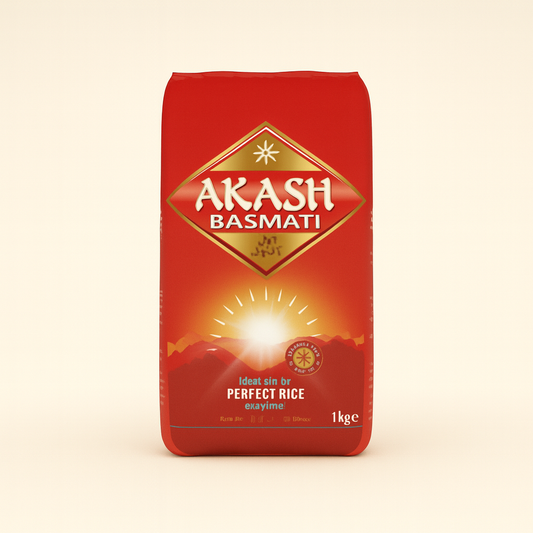 Akash Basmati Rice 1 kg – Buy Online Premium Long Grain Rice for Biryani, Pilau and Everyday Cooking