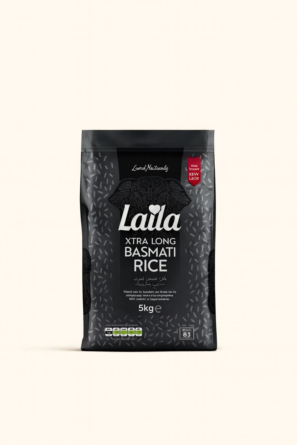 Laila Extra Long Basmati Rice 5kg - Aromatic & Long-Grain