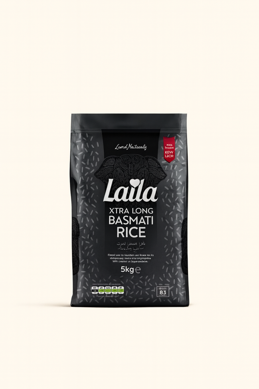 Laila Extra Long Basmati Rice 5kg - Aromatic & Long-Grain