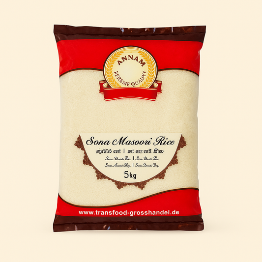 Annam Sona Masuri Rice 5 kg – Buy Online Lightweight South Indian Rice for Idli, Dosa and Everyday Meals