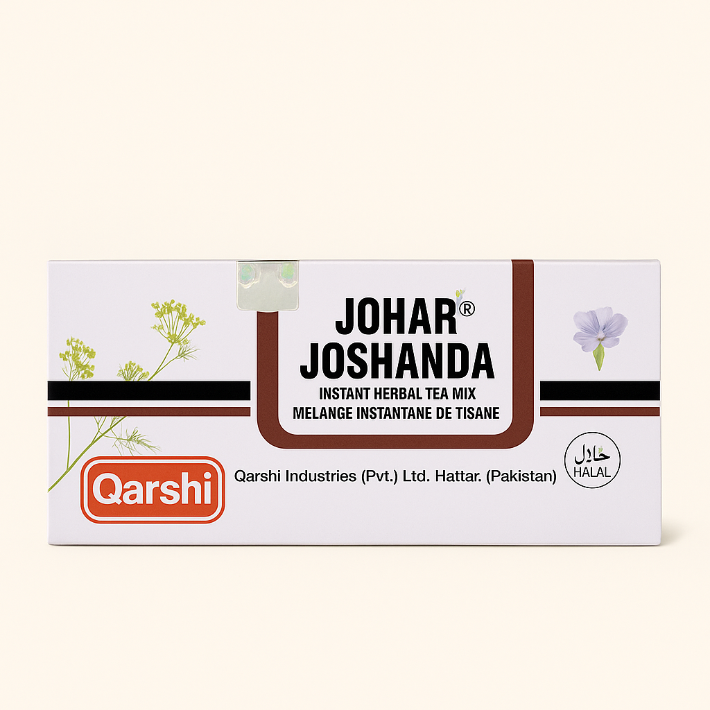 Qarshi Johar Joshanda Herbal Tea – 30 Sachets for Cold Relief