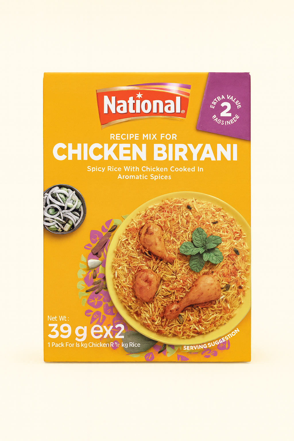 National - Chicken Biryani 78g