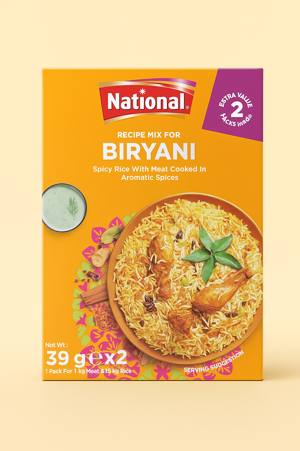 National Biryani Masala 78g – Flavorful Pakistani Biryani Mix