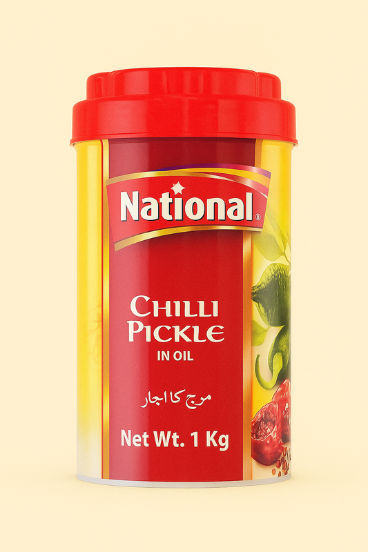 National - Chilli Pickle in Oil 1kg